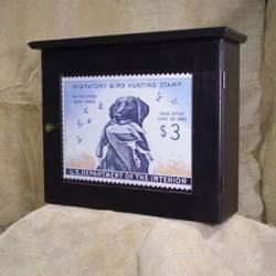Federal Duck Stamp Ivory Cabinet
