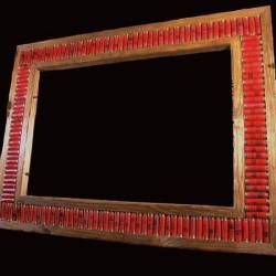 Shotgun Shell Mirror Frame