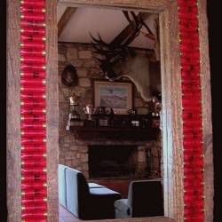 Shotgun Shell Mirror Frame