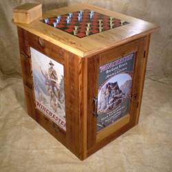 Vintage Artwork Checkerboard Table