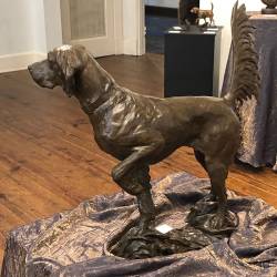 Honor - English Setter Bronze Sculpture