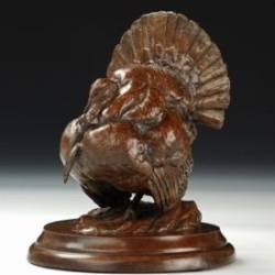 Long Spur - Turkey Bronze Sculpture