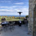 A Patio at One of the Old Mission Wineries