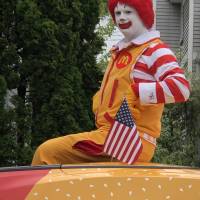 Ronald McDonald at the Cheery Festival Parade
