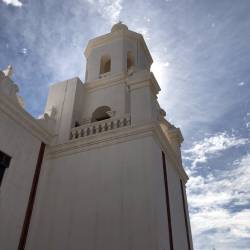 The western finished tower of San Xavier.