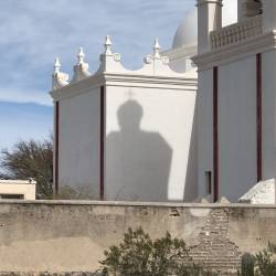 San Xavier dome shadow