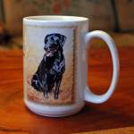 Mug with the painting of Patton on it